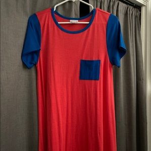 LuLaRoe Carly dress, XS.